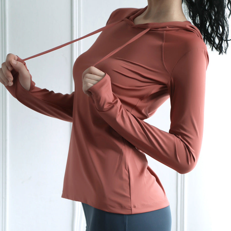 Women's New Style Sports Hoodie Long Sleeve Yoga Clothes