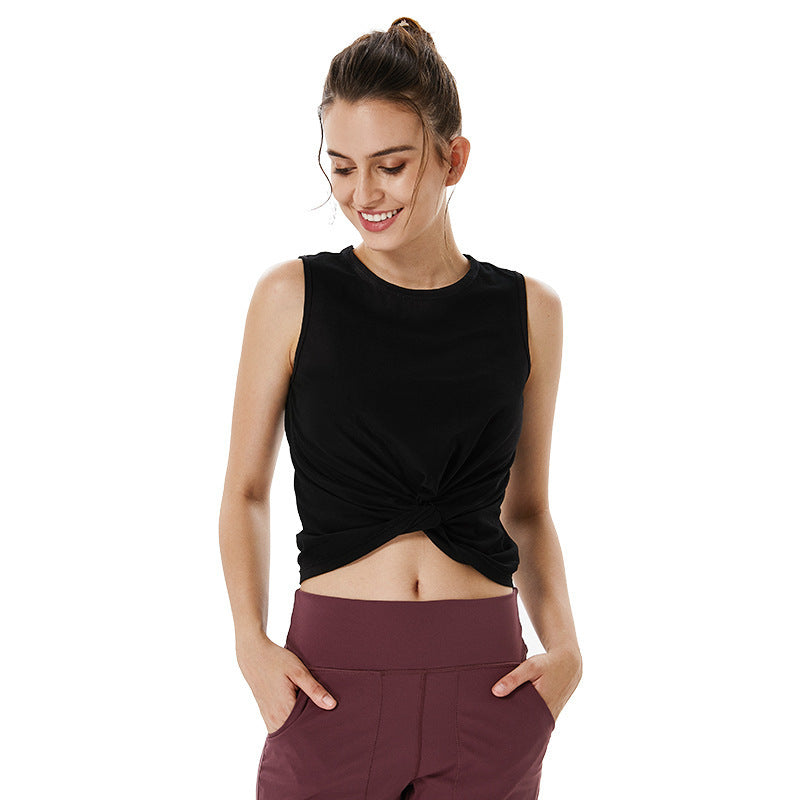 Loose yoga tops sleeveless